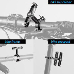 ROCKBROS Uchwyt na Bidon do Roweru - Uniwersalny Adapter