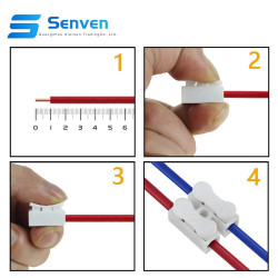 Senven 42 szt. sprężynowe szybkozłączki CH3