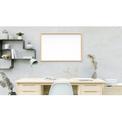 Allboards Tablica Magnetyczna w Drewnianej Ramie – 40x60 cm