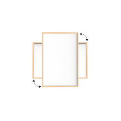 Allboards Tablica Magnetyczna w Drewnianej Ramie – 40x60 cm