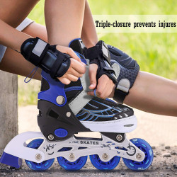 WeSkate – Komfortowe Regulowane Rolki Wrotki | Rozmiar: 35-38
