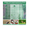 Szklarnia przyścienna z regałem - Lean To GreenHouse 2x1x2m
