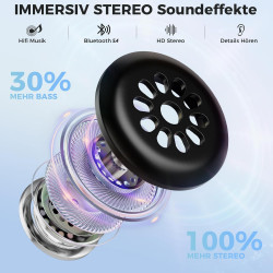 MUSICOZY Sleep Headphones Bluetooth 5.4 – Fioletowe (rozmiar L)