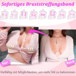 Brust Tape – Zestaw taśm modelujących biust z silikonowymi nakładkami