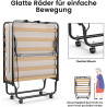 Składane łóżko COSTWAY
