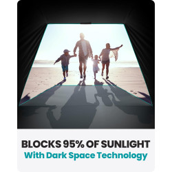 OutdoorMaster Namiot plażowy z technologią Dark Shelter