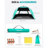 OutdoorMaster Namiot plażowy z technologią Dark Shelter