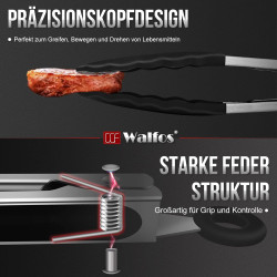 Walfos Zestaw Szczypiec Kuchennych (2 szt.) – 23 cm i 30 cm