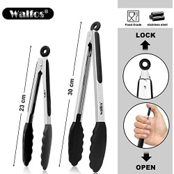 Walfos Zestaw Szczypiec Kuchennych (2 szt.) – 23 cm i 30 cm