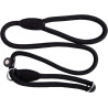 lionto – Smycz typu retriever 2w1 (smycz + obroża), 120 cm, czarna