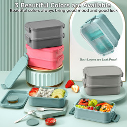 WayEee Bento Box – Pojemnik śniadaniowy 2130 ml