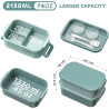 WayEee Bento Box – Pojemnik śniadaniowy 2130 ml