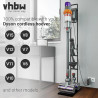 vhbw Stojak do odkurzaczy bezprzewodowych Dyson V15 / V12 / V11 / V10 / V8 / V7 / V6 – z uchwytem na akcesoria i mopa