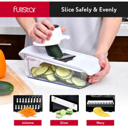Fullstar Rozdrabniacz do warzyw i spiralizator All-in-1 – biały