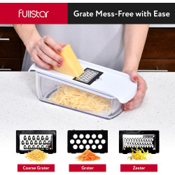 Fullstar Rozdrabniacz do warzyw i spiralizator All-in-1 – biały