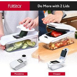 Fullstar Rozdrabniacz do warzyw i spiralizator All-in-1 – biały