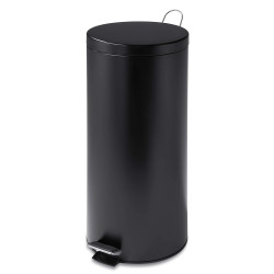 Honey-Can-Do TRS-02111 – Stylowy kosz ze stali nierdzewnej, 30L z wkładką!