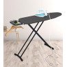 VIOFOTT Deluxe – Szeroka Deska do Prasowania 34 x 131 cm z Grubej Stali, 100% Bawełna, Składana i Regulowana